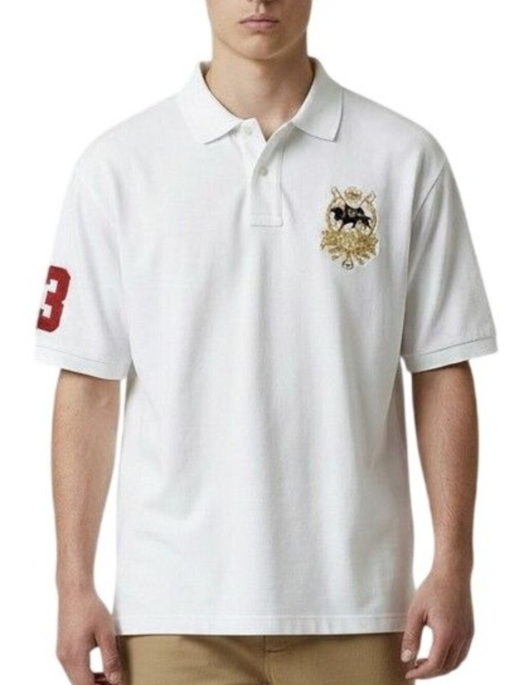 Polo Ralph Lauren Triple Pony Mesh Polo Shirt